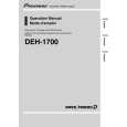 PIONEER DEH-1700/XU/UC Owners Manual