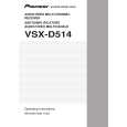 PIONEER VSX-D514-S/MYXJI Owners Manual