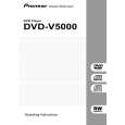 PIONEER DVD-V5000/KUXJ/CA Owners Manual