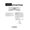 PIONEER CT-W770R Owners Manual