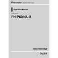 PIONEER FH-P6050UB/XJ/ES Owners Manual