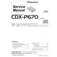 PIONEER CDXP670 Service Manual