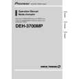 PIONEER DEH-3700MP/XU/UC Owners Manual