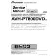 PIONEER AVH-P7800DVD/UC Service Manual