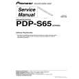 PIONEER PDP-S65/SXTW/E5 Service Manual