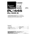 PIONEER PL-445 Service Manual