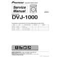 PIONEER DVJ-1000 Service Manual