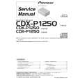 PIONEER CDXP1250 Service Manual