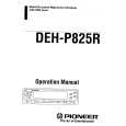 PIONEER DEH-P825R Owners Manual