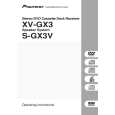 PIONEER XV-GX3/DDXJ/RB Owners Manual
