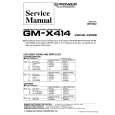 PIONEER GMX414 X1R/UC/X1R/ Service Manual