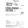 PIONEER CDXP650 Service Manual