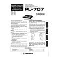 PIONEER PL707 Owners Manual
