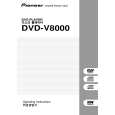 PIONEER DVD-V8000/NKXJ Owners Manual