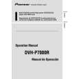 PIONEER DVH-P7000R/EW Owners Manual