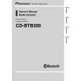 PIONEER CD-BTB200 Owners Manual