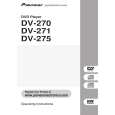 PIONEER DV-271 Owners Manual
