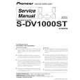 PIONEER S-DV1000ST/XTW/EW Service Manual