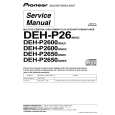 PIONEER DEH-P2600-2 Service Manual