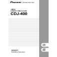 PIONEER CDJ-400/WAXJ5 Owners Manual