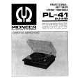 PIONEER PL-41 Owners Manual
