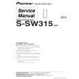 PIONEER S-SW315/XCN Service Manual