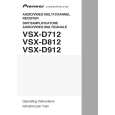 PIONEER VSXD712 Owners Manual