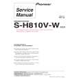 PIONEER S-H810V-W/SXTW/EW5 Service Manual