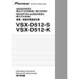 PIONEER VSX-D512-S/FXJI Owners Manual