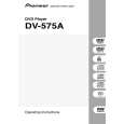 PIONEER DV-575A-S/WVXCN Owners Manual