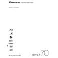 PIONEER BDP-LX70/WY5 Owners Manual