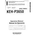 PIONEER KEHP3650 Owners Manual
