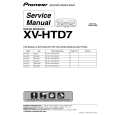 PIONEER XV-HTD7/DLXJ/NC Service Manual