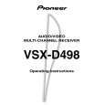PIONEER VSX-D498 Owners Manual