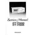 PIONEER CT-F505 Service Manual