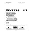 PIONEER PDZ73T Owners Manual