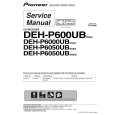 PIONEER DEH-P600UB/XN/UC Service Manual