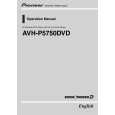 PIONEER AVH-P5750DVD/RD Owners Manual