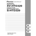 PIONEER XV-HTD320/KUCXJ Owners Manual