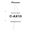 PIONEER C-AX10/KU/CA Owners Manual