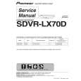 PIONEER SDVR-LX70D/WVXK5 Service Manual