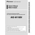 PIONEER AVD-W1100V Owners Manual