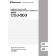 PIONEER CDJ-200/RLTXJ Owners Manual