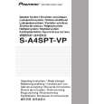 PIONEER S-A4SPT-VP Owners Manual