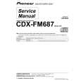 PIONEER CDX-FM687ES Service Manual
