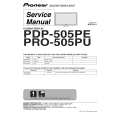 PIONEER PDP-505PG/TLDPFR Service Manual