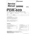 PIONEER PDR-609/WY Service Manual