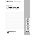 PIONEER DVR-7000/WL Owners Manual