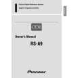 PIONEER RS-A9/EW5 Owners Manual