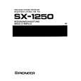 PIONEER SX-1250 Owners Manual